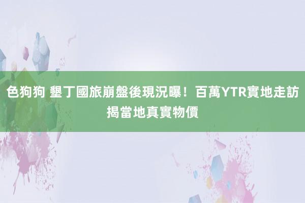 色狗狗 墾丁國旅崩盤後現況曝！百萬YTR實地走訪　揭當地真實物價